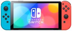 Игровая приставка Nintendo Switch (OLED model), неоновый синий/неоновый красный