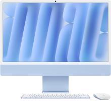 Моноблок Apple iMac 24 Retina 4,5K (M4, 10C CPU/10C GPU, 2024) Nano-Texture Glass, 32 Гб, 1 ТБ SSD, синий (Z1K5000J3)