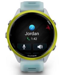 Смарт-часы Garmin Forerunner 570 47mm, Steinweiss/Amp Yellow Aluminium (010-02971-01)