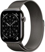 Apple Watch Series 11 46mm Slate Titanium Case with Milanese Loop Slate